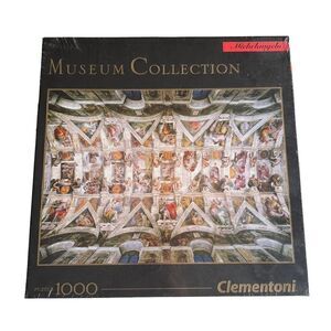 Michelangelo The Sistine Chapel Ceiling - 1000pc Puzzle -Clementoni - NWOT